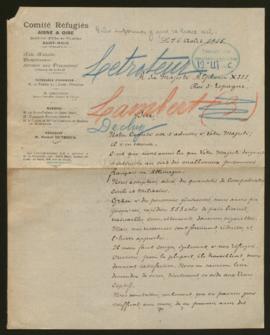 Expediente de Jean Letroteur, Lucien Lambert y René Richard Décluy