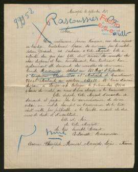 Expediente de Emile Rascoussier