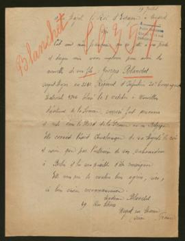 Expediente de Georges Blanchet