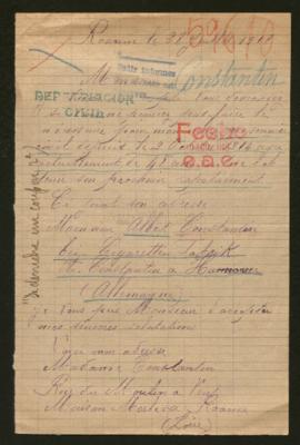 Expediente de Albert Constantin