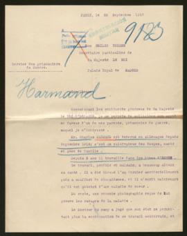 Expediente de Charles Harmand