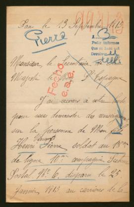 Expediente de Henri Vincent Pierre