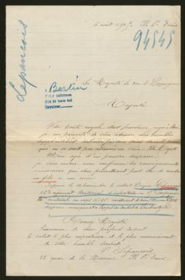 Expediente de Eugène Lefrançois