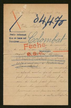 Expediente de Pierre Colombat