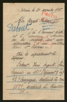 Expediente de René Dabout