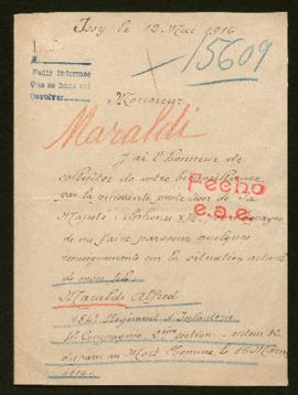 Expediente de Alfred Maraldi