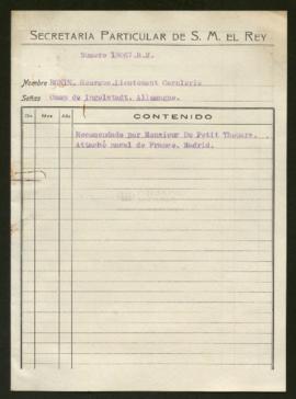 Expediente de Georges Ronin