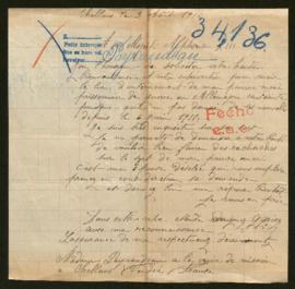 Expediente de Pierre Henri Louis Payrandeau