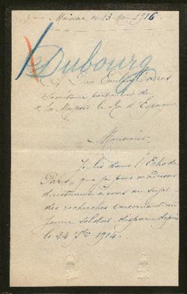 Expediente de Albert Dubourg
