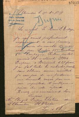 Expediente de Jean Dupin