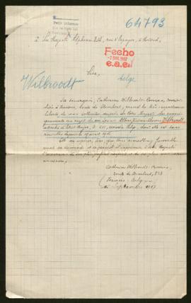 Expediente de Albert Jérôme Thomas Wilbroodt