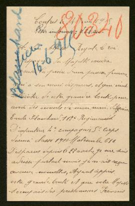 Expediente de Sylvain Emile Blanchard