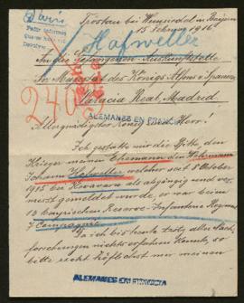 Expediente de Johann Hofweller