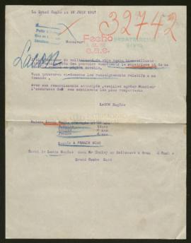 Expediente de la familia de Eugène Lacon