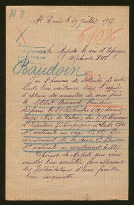 Expediente de Armand Baudoin