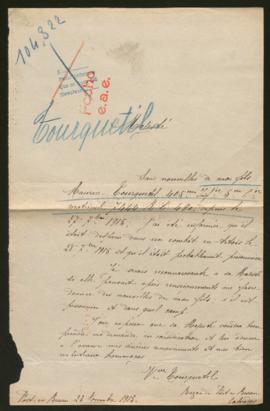 Expediente de Maurice Tourquetil