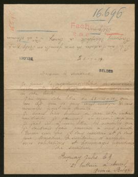 Expediente de Théophile Paquay