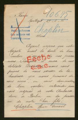 Expediente de Henri Ernest Choplin