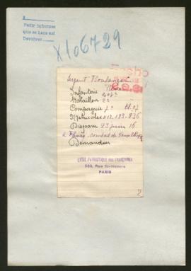 Expediente de René Boulanger