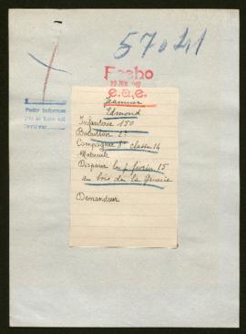 Expediente de Edmond Jeannier