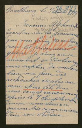 Expediente de Noël Mathieu