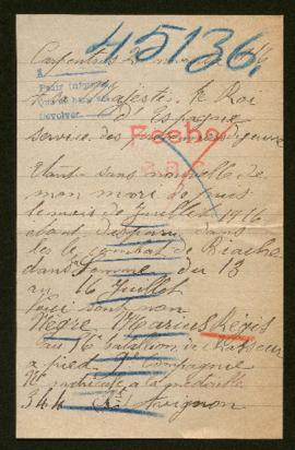 Expediente de Marius Régis Nègre