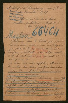 Expediente de Maurice Masson