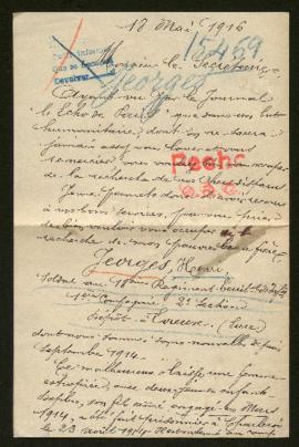 Expediente de Georges Henri