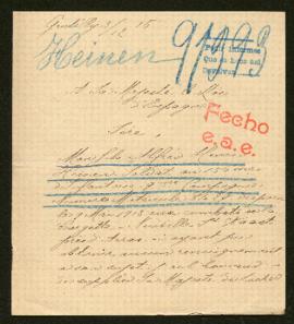 Expediente de Alfred Henri Heinen