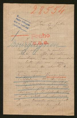 Expediente de Eugène Louis Bourguignon