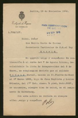 Expediente de Marcel Durand