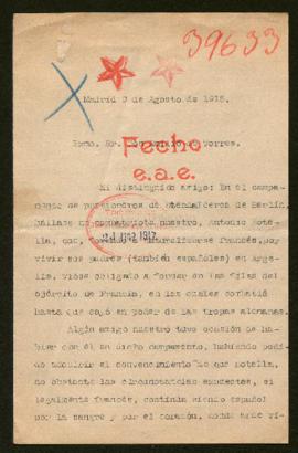 Expediente de Antonio Botella