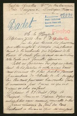 Expediente de Léonce Badet