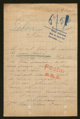 Expediente de Armand Robert Lebon