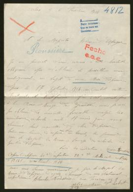 Expediente de Léopold César Roussière