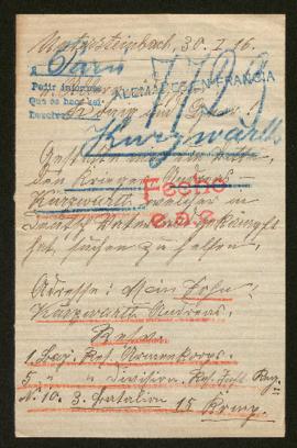 Expediente de Andreas Kurzwarth