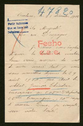 Expediente de Théodore Quéroc