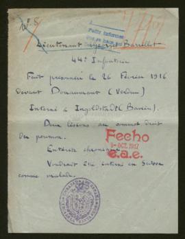 Expediente de Georges Barrillot