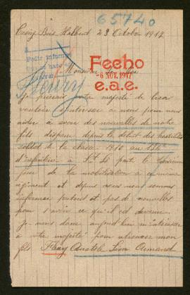 Expediente de Anatole Léon Armand Fleury