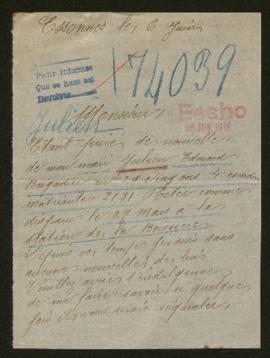 Expediente de Edouard Julien