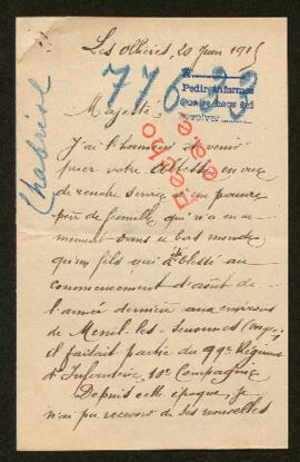 Expediente de Ulice Aimé Chabriol