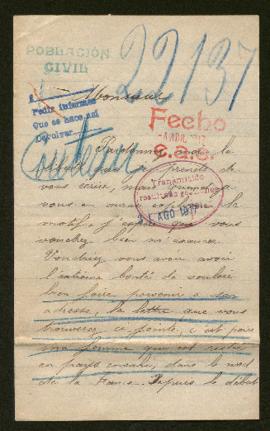 Expediente de madame Couteau Consil