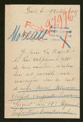 Expediente de Alfred Auguste Moreau