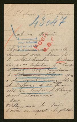 Expediente de Emilien Merleaud