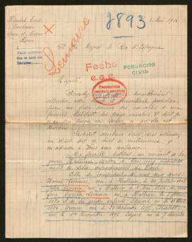 Expediente de la familia Lemaire