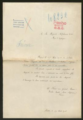Expediente de Auguste Fréour
