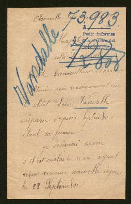 Expediente de Leon Vandalle