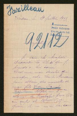 Expediente de Jean Daniel Fazilleau