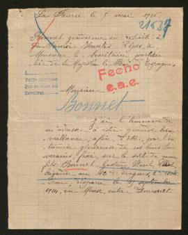 Expediente de Gaston Paul Bonnet