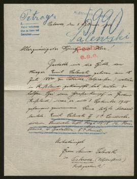 Expediente de Emil Salewski